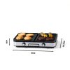 Gourmia Indoor Grill & Griddle 3-in-1 Combo XL Ceramic Grey GEG1430-8