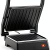 Elite Gourmet Panini Press EPN160 Compact Electric Grill Cool Touch-0
