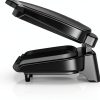 George Foreman 2-Serving Plate Electric Indoor Grill Black GR10B-4