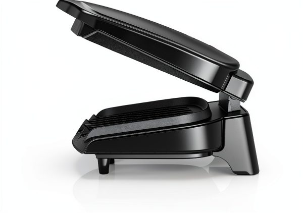 George Foreman 2-Serving Plate Electric Indoor Grill Black GR10B-4