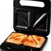 Panini Maker Elite Gourmet ESM2207XSS 2-Slice Stainless Non-Stick 750W-0