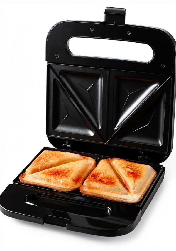 Panini Maker Elite Gourmet ESM2207XSS 2-Slice Stainless Non-Stick 750W-0