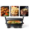 Chefman Electric Panini Press Grill & Sandwich Maker Black RJ02-180-3