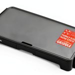 Electric Griddle Gourmia 22in Nonstick Ceramic Cooker Grey-0