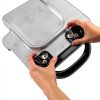 Presto 07061 22-Inch Electric Griddle with Removable Handles - Extra Large, Nonstick Ceramic, PFAS Free, Adjustable Temperature & Cool-Touch Handles, Black-2