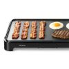 Electric Griddle Gourmia 22in Nonstick Ceramic Cooker Grey-3